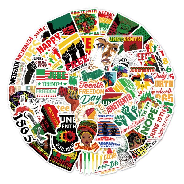 50pcs juneteenth stickers black man liberation graffiti kids toy skateboard car motorcycle bicycle sticker decals wholesale
50pcs juneteenth stickers black man liberation graffiti kids toy skateboard car motorcycle bicycle sticker decals wholesale