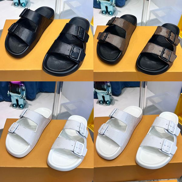 new couple platform sandals slippers letter printed mens womens sandals provide relaxed style holiday slippers leather sandal with original, Black
new couple platform sandals slippers letter printed mens womens sandals provide relaxed style holiday slippers leather sandal with original, Black