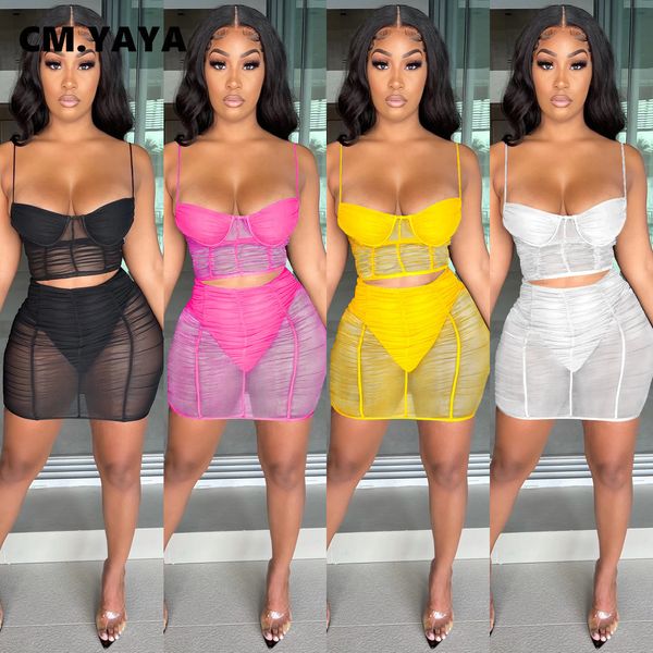 two piece dress cmyaya mesh see though beach womens tracksuit midi shorts skirts set with crop matching two 2 piece set active sweatsuit 23, White
two piece dress cmyaya mesh see though beach womens tracksuit midi shorts skirts set with crop matching two 2 piece set active sweatsuit 23, White