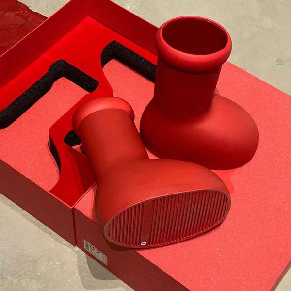 big red boot mschf men women designer thick bottom rubber platform rain bootie parent-child family unified amusement park party boots big si, Black
big red boot mschf men women designer thick bottom rubber platform rain bootie parent-child family unified amusement park party boots big si, Black