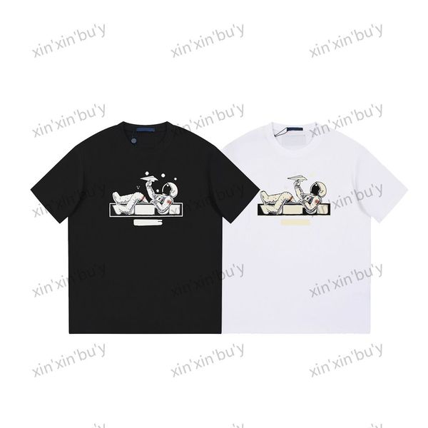 xinxinbuy men designer tee t shirt 23ss astronaut letter print 1854 short sleeve cotton women white black s-2xl, Black;brown
xinxinbuy men designer tee t shirt 23ss astronaut letter print 1854 short sleeve cotton women white black s-2xl, Black;brown
