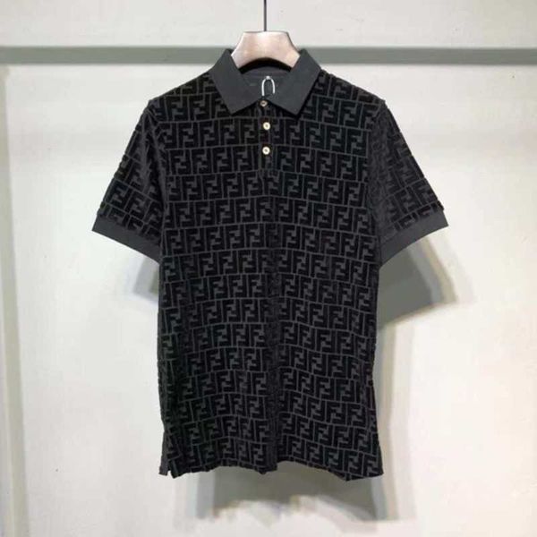 designer men's t-shirts fend summer tide small monster double ff letters full flocked jacquard short sleeve breathable lapel t-shirt ca, White;black
designer men's t-shirts fend summer tide small monster double ff letters full flocked jacquard short sleeve breathable lapel t-shirt ca, White;black