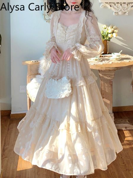 casual dresses court vintage fairy dress women sweet ruffles high waist elegant princess dress female summer casual classy party dress 23022, Black;gray
casual dresses court vintage fairy dress women sweet ruffles high waist elegant princess dress female summer casual classy party dress 23022, Black;gray