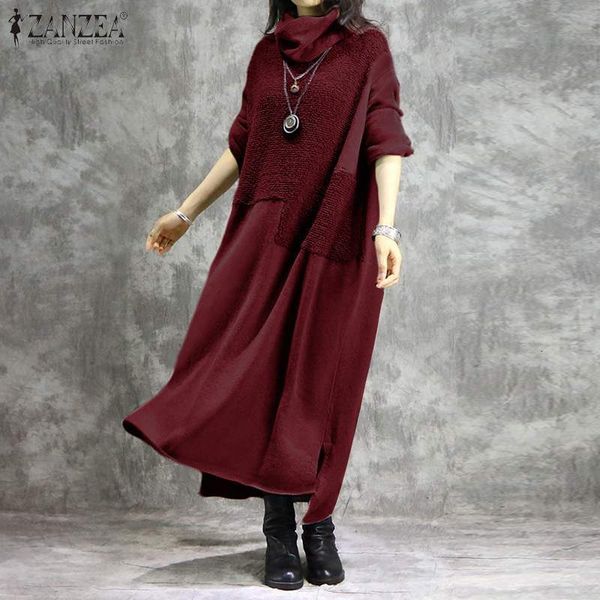casual dresses autumn turtleneck sweatshirts dress zanzea women long sleeve pacthwork h fluffy long sundress vestidos female 7 230227, Black;gray
casual dresses autumn turtleneck sweatshirts dress zanzea women long sleeve pacthwork h fluffy long sundress vestidos female 7 230227, Black;gray