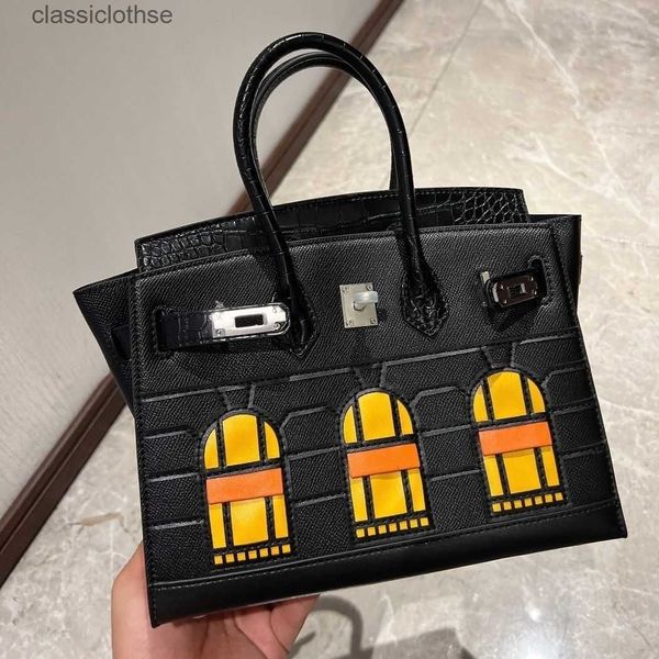 original edition 7a h home designer birki bags for women crocodile snow house mini genuine leather women's bag
original edition 7a h home designer birki bags for women crocodile snow house mini genuine leather women's bag