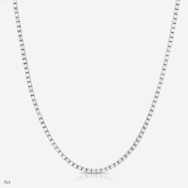 aaa gems 14k real gold luxury jewelry white gold 3mm 4mm 5mm vvs moissanite diamond tennis chain necklace for women, Silver 
aaa gems 14k real gold luxury jewelry white gold 3mm 4mm 5mm vvs moissanite diamond tennis chain necklace for women, Silver