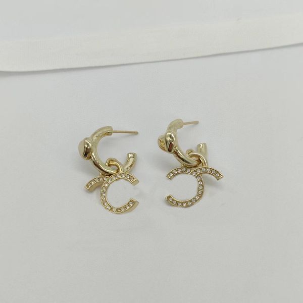 2023 luxury quality charm drop earring with sparkly diamond in 18k gold plated have box stamp ps3582, Golden
2023 luxury quality charm drop earring with sparkly diamond in 18k gold plated have box stamp ps3582, Golden