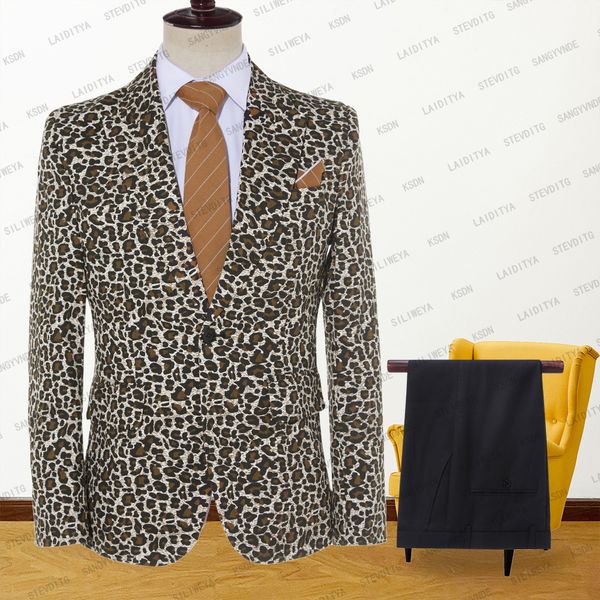 men's suits blazers 2023 fashion casual boutique business leopard printed lapel dress wedding groom 2 pieces setjacketpants 230227, White;black
men's suits blazers 2023 fashion casual boutique business leopard printed lapel dress wedding groom 2 pieces setjacketpants 230227, White;black