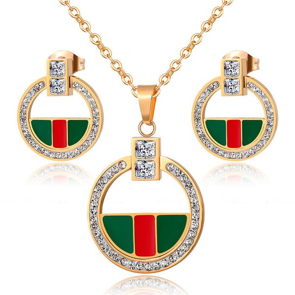 wedding jewelry sets luxury full crytals pendant necklace earrings sets stainless steel collar clavicle necklaces for women collier fashion, Slivery;golden
wedding jewelry sets luxury full crytals pendant necklace earrings sets stainless steel collar clavicle necklaces for women collier fashion, Slivery;golden