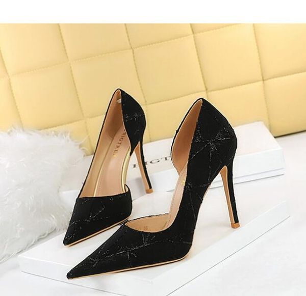 new women pumps pointed toe high heels ladies shoes fashion heels pumps party shoes plus size, Black
new women pumps pointed toe high heels ladies shoes fashion heels pumps party shoes plus size, Black