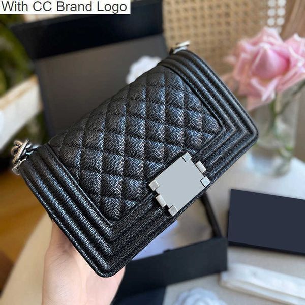 luxury cc shoulder bags classic mini boy caviar vinatge bags calfskin genuine leather quilted aged silver hardware chain strap crossbody sho
luxury cc shoulder bags classic mini boy caviar vinatge bags calfskin genuine leather quilted aged silver hardware chain strap crossbody sho