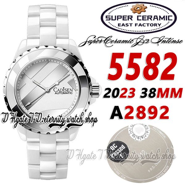 east bv5582 mens womens watch 38mm a2892 automatic super ceramic case white abstract pattern dial ceramic bracelet super edition eternity fa, Slivery;brown
east bv5582 mens womens watch 38mm a2892 automatic super ceramic case white abstract pattern dial ceramic bracelet super edition eternity fa, Slivery;brown