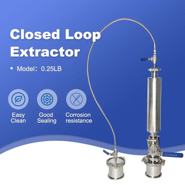 hnzxib laboratory equipment 0.25lb pressure extraction kit 304 stainless steel material household extractor lab supplies
hnzxib laboratory equipment 0.25lb pressure extraction kit 304 stainless steel material household extractor lab supplies