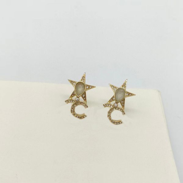 2023 luxury quality charm stud earring with diamond and star shape design have box stamp ps3503, Golden
2023 luxury quality charm stud earring with diamond and star shape design have box stamp ps3503, Golden