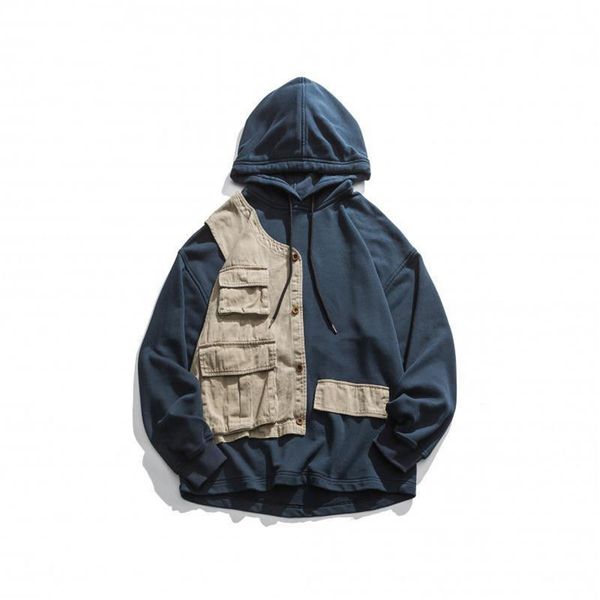 men's hoodies sweatshirts thin patchwork hoodie streetwear men high street sweatshirt girls hooded funny autumn japan gothic loose mal, Black
men's hoodies sweatshirts thin patchwork hoodie streetwear men high street sweatshirt girls hooded funny autumn japan gothic loose mal, Black