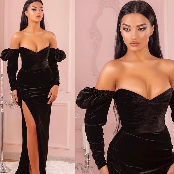 new fashion black evening dress sweetheart side split special occasion dresse formal pageant gown women, Black;red
new fashion black evening dress sweetheart side split special occasion dresse formal pageant gown women, Black;red