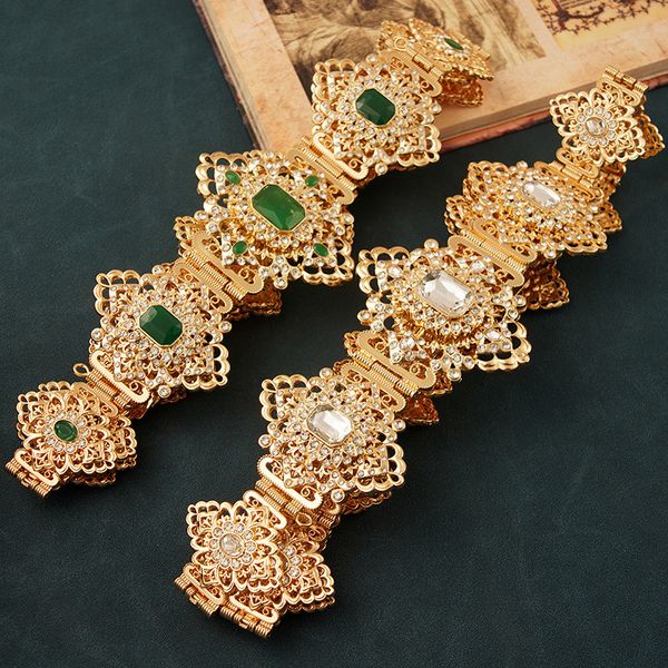 waist chain belts elegant moroccan wedding gift arab women s abaya dress body bride accessorized with metallic crystal green red 230225
waist chain belts elegant moroccan wedding gift arab women s abaya dress body bride accessorized with metallic crystal green red 230225
