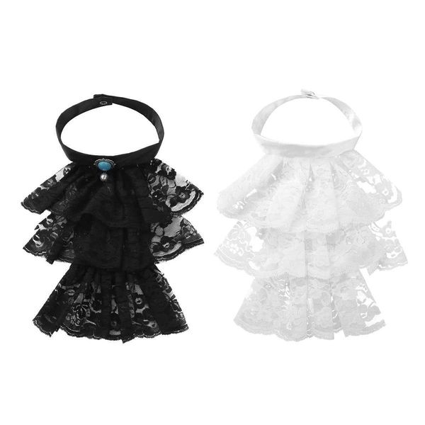 neck ties women men detachable ruffled lace jabot vintage victorian fake collar exotic cosplay false neck choker clubwear steampunk collar j, Blue;purple
neck ties women men detachable ruffled lace jabot vintage victorian fake collar exotic cosplay false neck choker clubwear steampunk collar j, Blue;purple