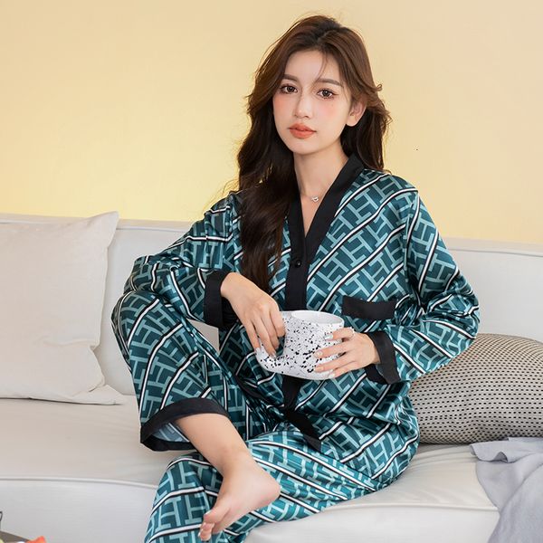 womens sleepwear 5xl large size silk stain pajamas set women with pants long sleeve letter print luxury home suit nighwear 2 pieces pyjamas, Black;red
womens sleepwear 5xl large size silk stain pajamas set women with pants long sleeve letter print luxury home suit nighwear 2 pieces pyjamas, Black;red