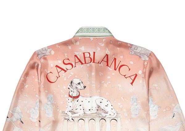 casablanca hawaii beach shirt men and women court flower spotted dog text hawaiian long sleeve shirts, White;black
casablanca hawaii beach shirt men and women court flower spotted dog text hawaiian long sleeve shirts, White;black