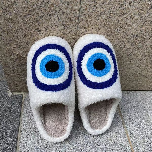 slippers autumn winter fulffy fur slippers plush fleece flat blue eye slippers sweet thick soled indoor cotton slippers for couple shoes 230, Black
slippers autumn winter fulffy fur slippers plush fleece flat blue eye slippers sweet thick soled indoor cotton slippers for couple shoes 230, Black