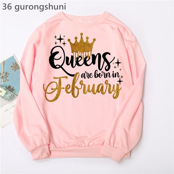womens hoodies sweatshirts birthday gift pink women clothes golden crown queen are born in january to december graphic print sweatshirt femm, Black
womens hoodies sweatshirts birthday gift pink women clothes golden crown queen are born in january to december graphic print sweatshirt femm, Black