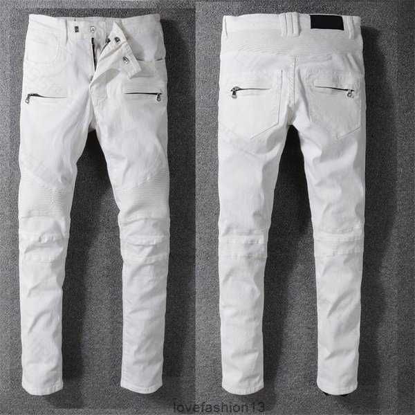 2023 mens track pants distressed ripped slim fit motorcycle bikers denim for s fashion mans black, Blue
2023 mens track pants distressed ripped slim fit motorcycle bikers denim for s fashion mans black, Blue