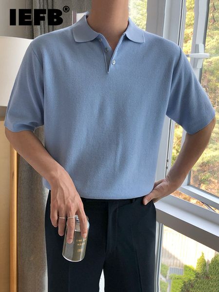 men's polos iefb ice silk knit lapel men's polo shirt loose simple short sleeve casual tee orange pullover summer chic 9a1179 230, White;black
men's polos iefb ice silk knit lapel men's polo shirt loose simple short sleeve casual tee orange pullover summer chic 9a1179 230, White;black