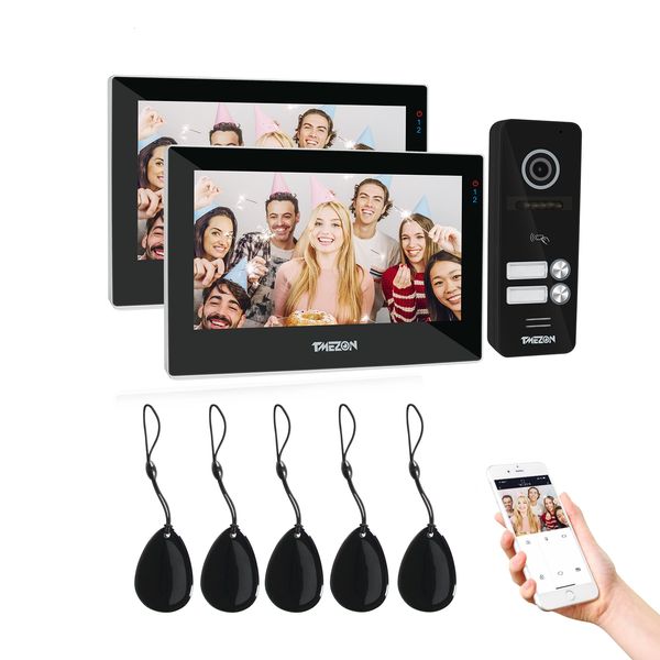 doorbells tuya tmezon wifi video doorphone doorbell intercom 7 inch 1080p touchscreen monitor withwired camera 2m1c app card unlock 230227
doorbells tuya tmezon wifi video doorphone doorbell intercom 7 inch 1080p touchscreen monitor withwired camera 2m1c app card unlock 230227