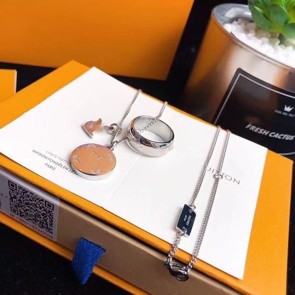designer screw jewelry for lover men women double ring full cz two rows diamond pendant octagonal fashion cap love necklace couple gift neck, Silver
designer screw jewelry for lover men women double ring full cz two rows diamond pendant octagonal fashion cap love necklace couple gift neck, Silver