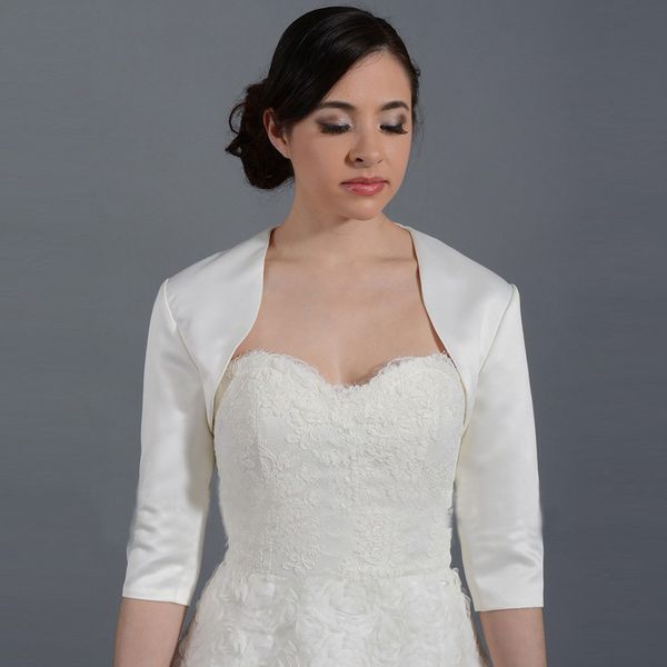2023 new white/ ivory satin fashion half sleeve wedding jacket custom made bolero wedding accessories cape mariage bridal wraps
2023 new white/ ivory satin fashion half sleeve wedding jacket custom made bolero wedding accessories cape mariage bridal wraps