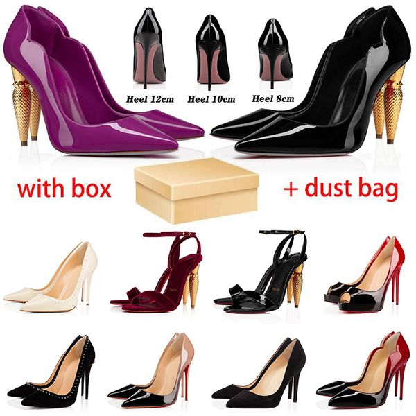 2023 5a quality red bottoms shoe heels women dress shoes fashion designer high heel 8 12cm so kate iriza chick round pointed toes pumps w, Black
2023 5a quality red bottoms shoe heels women dress shoes fashion designer high heel 8 12cm so kate iriza chick round pointed toes pumps w, Black