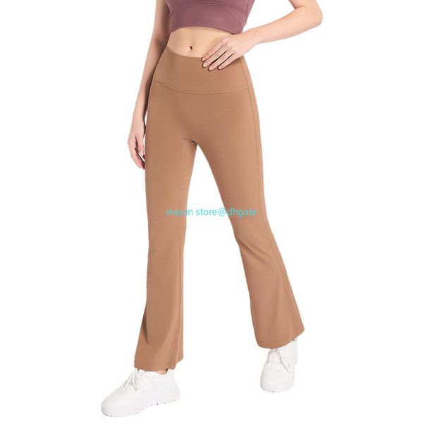 lu women yoga pants solid color nude sports shaping waist tight flared fitness loose jogging sportswear womens nine point flared pant ll hig, White;red
lu women yoga pants solid color nude sports shaping waist tight flared fitness loose jogging sportswear womens nine point flared pant ll hig, White;red