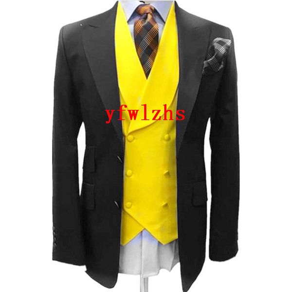 handsome groom tuxedos two buttons man's suits peak lapel groomsmen wedding/prom/dinner man blazer jacket pants vest tie n0300, Black;gray
handsome groom tuxedos two buttons man's suits peak lapel groomsmen wedding/prom/dinner man blazer jacket pants vest tie n0300, Black;gray