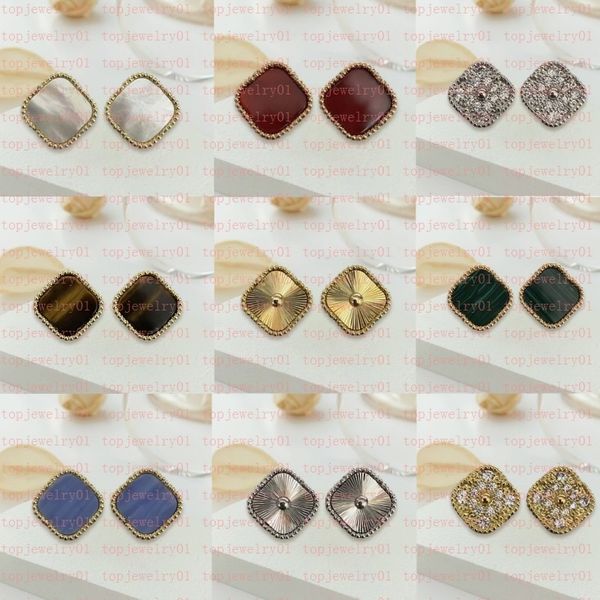 fashion vintage 4/four leaf clover charm stud earrings back mother-of-pearl silver 18k gold plated agate for women&girls valentine's mo, Golden;silver
fashion vintage 4/four leaf clover charm stud earrings back mother-of-pearl silver 18k gold plated agate for women&girls valentine's mo, Golden;silver