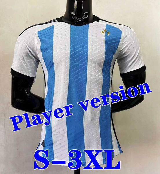 s-3xl 3 stars argentina 2022 2023 soccer jerseys fans player version 22 23 mac allister dybala di maria martinez de paul maradona kids men, Black;yellow
s-3xl 3 stars argentina 2022 2023 soccer jerseys fans player version 22 23 mac allister dybala di maria martinez de paul maradona kids men, Black;yellow