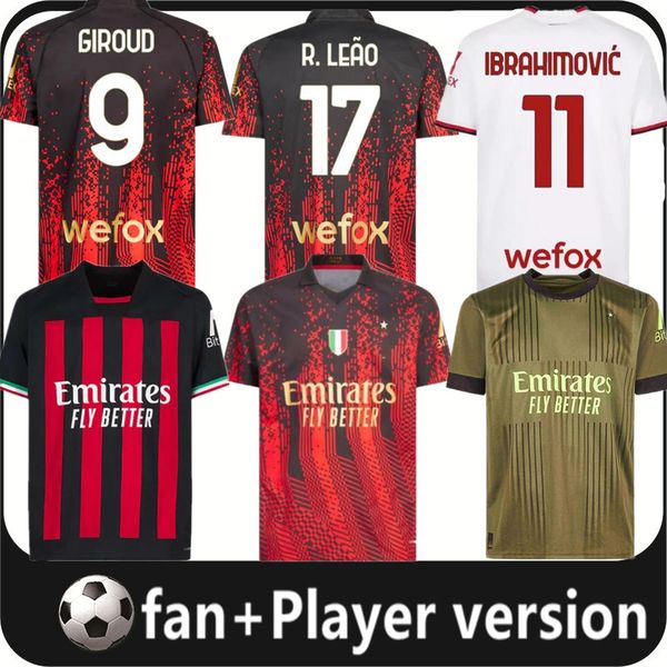 22 23 ibrahimovic nemen de ac soccer jerseys 2022 2023 milan player version giroud home brahim tonali rebic theo bennacer kessie third footb, Black;yellow
22 23 ibrahimovic nemen de ac soccer jerseys 2022 2023 milan player version giroud home brahim tonali rebic theo bennacer kessie third footb, Black;yellow