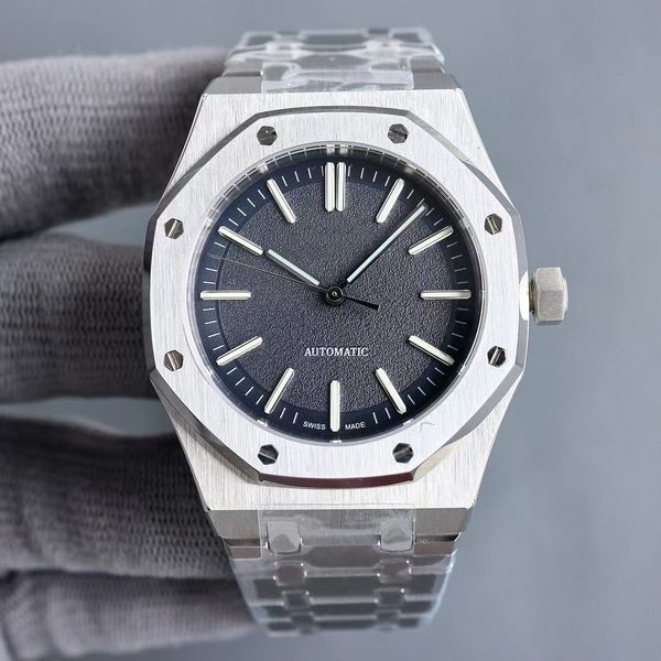 5 color men's luxury watch automatic watchgray dial high-quality famous mechanical designer men's watch, Slivery;brown
5 color men's luxury watch automatic watchgray dial high-quality famous mechanical designer men's watch, Slivery;brown