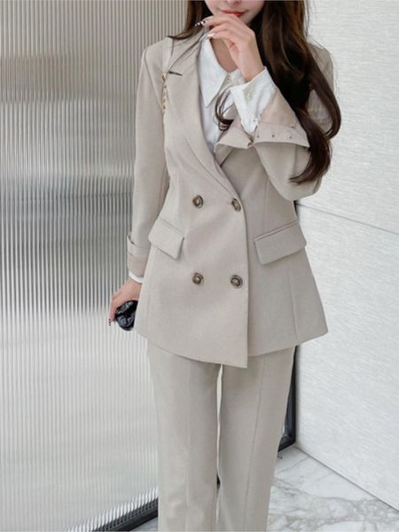womens suits blazers women twopiece set pantsuit office ladies elegant blazer suit female casual jacket workwear business clothes 230227, White;black
womens suits blazers women twopiece set pantsuit office ladies elegant blazer suit female casual jacket workwear business clothes 230227, White;black