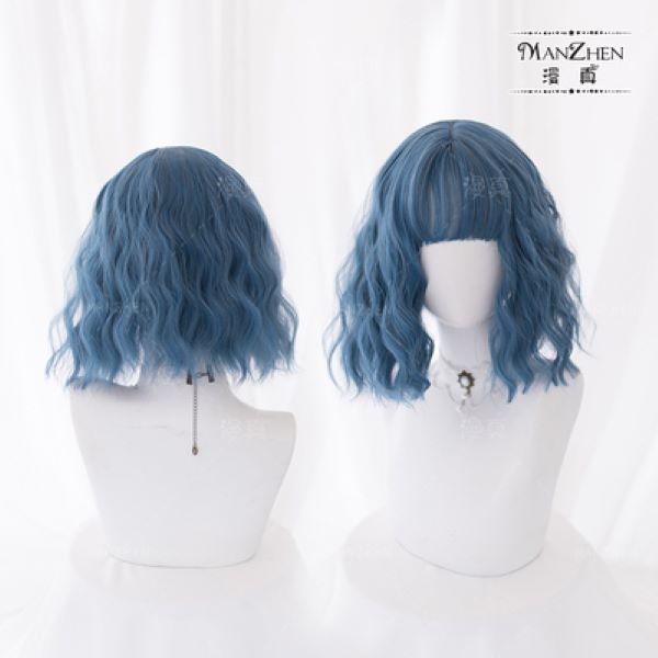 wig female 33cm short hair multiple colors lolita high temperature silk curls, Black
wig female 33cm short hair multiple colors lolita high temperature silk curls, Black