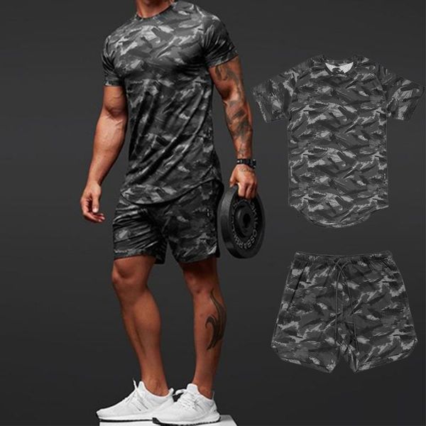 mens tracksuits summer two piece set camouflage short sleeve suit fitness trend casual breathable sportswear male tshirtshorts 3xl 230228, Gray
mens tracksuits summer two piece set camouflage short sleeve suit fitness trend casual breathable sportswear male tshirtshorts 3xl 230228, Gray
