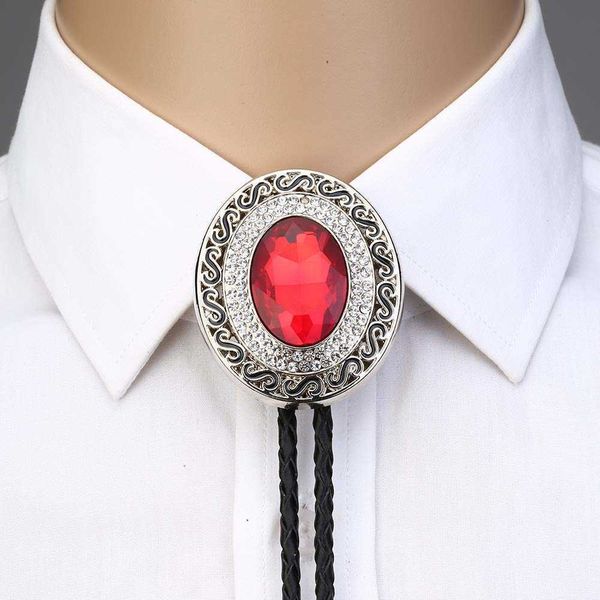 neck ties red rhinestone round shape bolo tie for man indian cowboy western cowgirl leather rope zinc alloy necktie j230227, Blue;purple
neck ties red rhinestone round shape bolo tie for man indian cowboy western cowgirl leather rope zinc alloy necktie j230227, Blue;purple