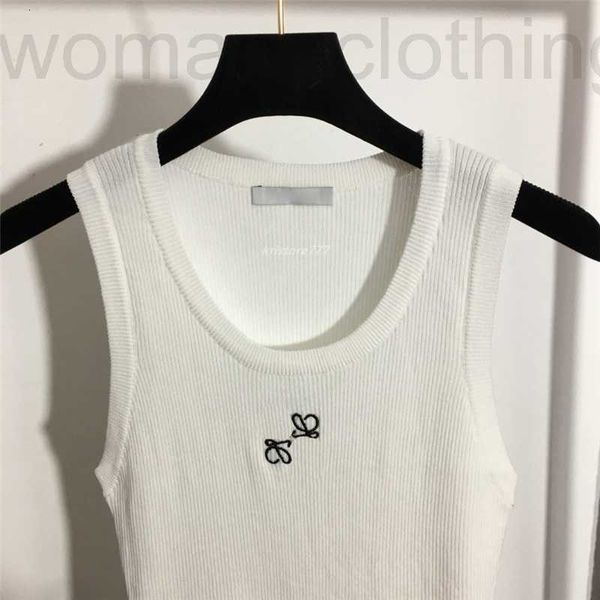 designer 23ss fw women's knits vest tee designer crop with letter embroidery shirts casual runway high end brand elasticity stretch 72, White
designer 23ss fw women's knits vest tee designer crop with letter embroidery shirts casual runway high end brand elasticity stretch 72, White