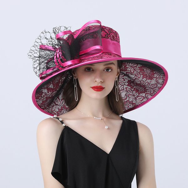 fascinating kentucky derby hat red ladies tea party wedding organza hat women with flower large wide brim fashion vintage fedora, Blue;gray
fascinating kentucky derby hat red ladies tea party wedding organza hat women with flower large wide brim fashion vintage fedora, Blue;gray