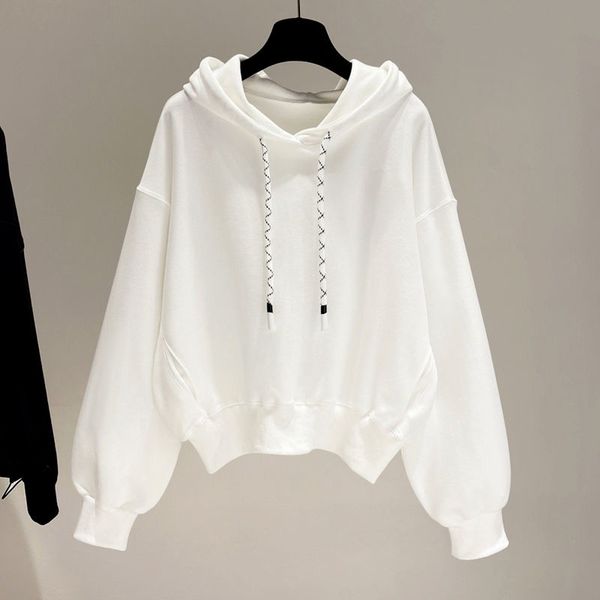 women's hoodies sweatshirts autumn crewneck sweatshirt women streetwear harajuku long sleeve korean fashion clothes solid drop 230227, Black
women's hoodies sweatshirts autumn crewneck sweatshirt women streetwear harajuku long sleeve korean fashion clothes solid drop 230227, Black