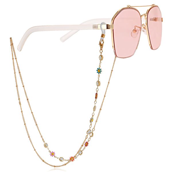 fashion crystal sunglasses chains round beaded eyeglass chain face-mask holder glasses chain mask lanyard women jewelry, Silver
fashion crystal sunglasses chains round beaded eyeglass chain face-mask holder glasses chain mask lanyard women jewelry, Silver