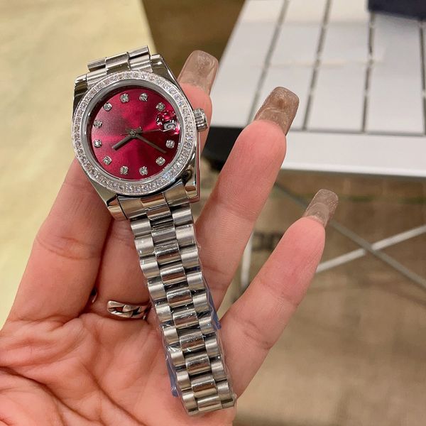 watch women 31mm automatic mechanical movement watch business fashion stainless steel wristwatch montre luxe, Slivery;brown
watch women 31mm automatic mechanical movement watch business fashion stainless steel wristwatch montre luxe, Slivery;brown