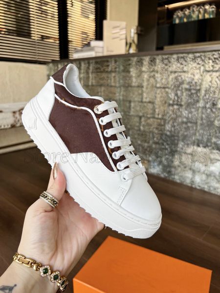 designer sneaker shoes low casual shoes time out women winter treaded rubber outsole printed calf leather luxurys classic trainers, Black
designer sneaker shoes low casual shoes time out women winter treaded rubber outsole printed calf leather luxurys classic trainers, Black