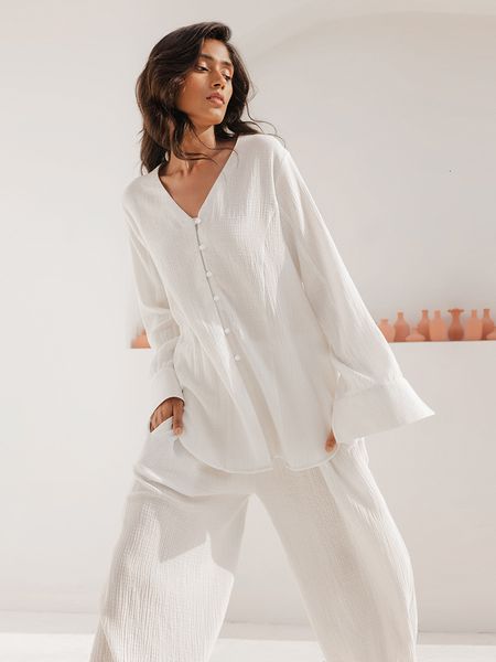 womens sleepwear hiloc white cotton nightwear long sleeve women pajama high waist pants set singlebreasted vneck home suit spring womens sui, Black;red
womens sleepwear hiloc white cotton nightwear long sleeve women pajama high waist pants set singlebreasted vneck home suit spring womens sui, Black;red