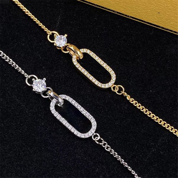 glittering oval hollow bracelet prong setting diamond charm bracelets women party club delicate gift jewelry, Golden;silver
glittering oval hollow bracelet prong setting diamond charm bracelets women party club delicate gift jewelry, Golden;silver